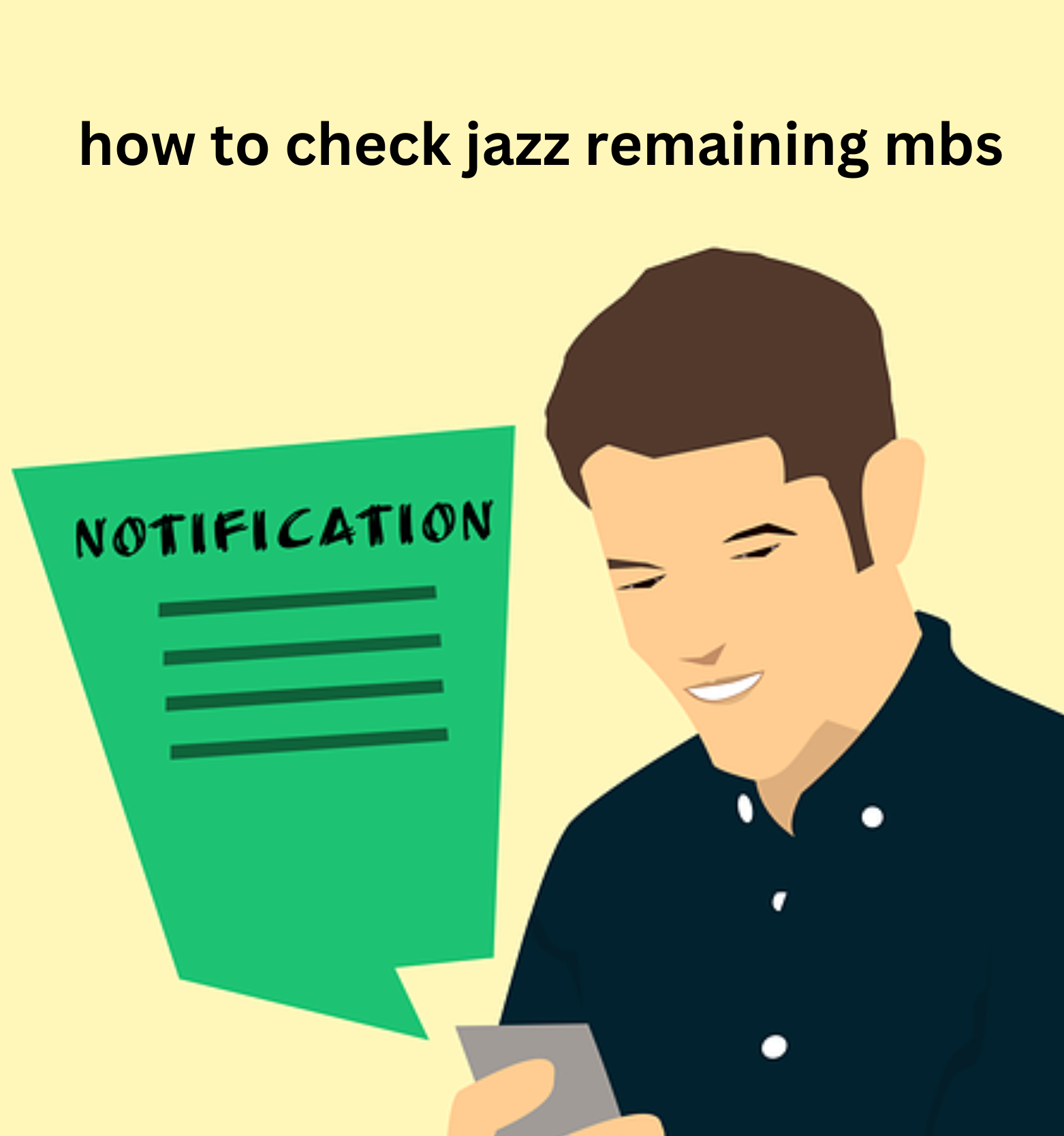 how to check jazz remaining mbs