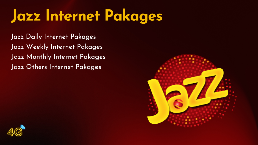 Jazz Internet Packages